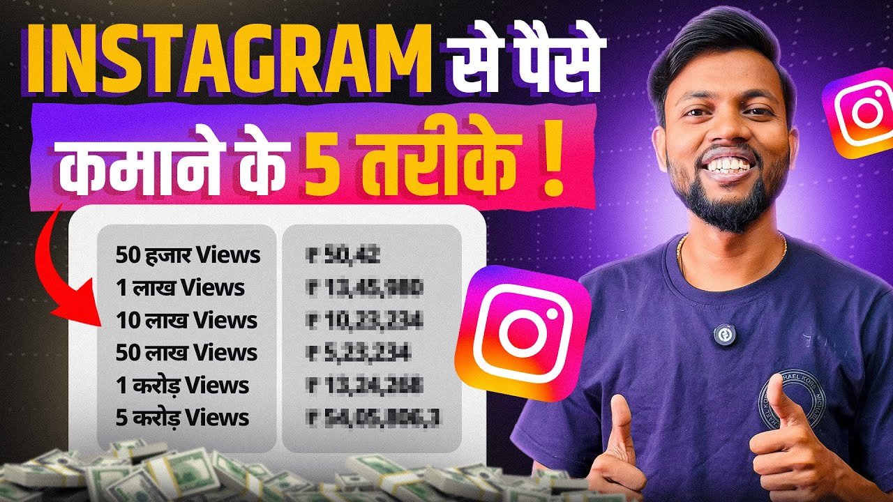 Instagram से पैसे कैसे कमाए? | 5 Ways To Earn From Instagram (2026 Guide)