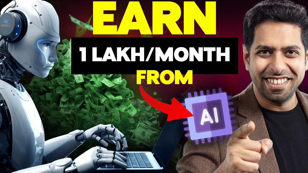 12 Income Ideas to Earn ₹1 Lakh per Month from AI