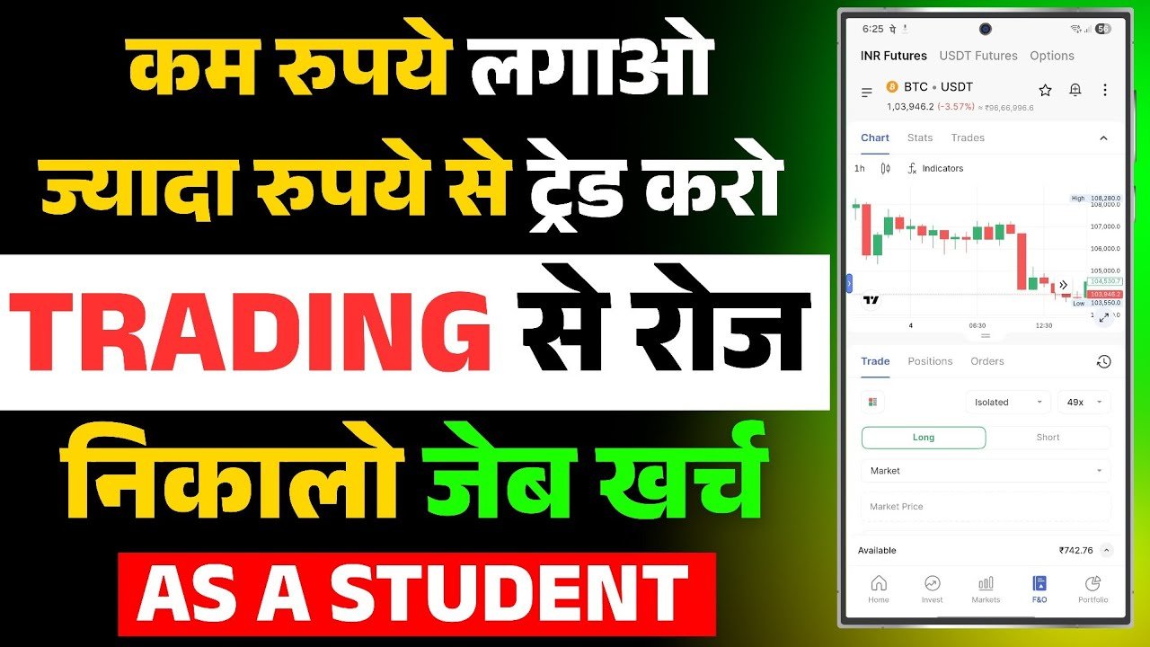 Minimum Deposit Trading App With ₹20 || Best Trading Apps