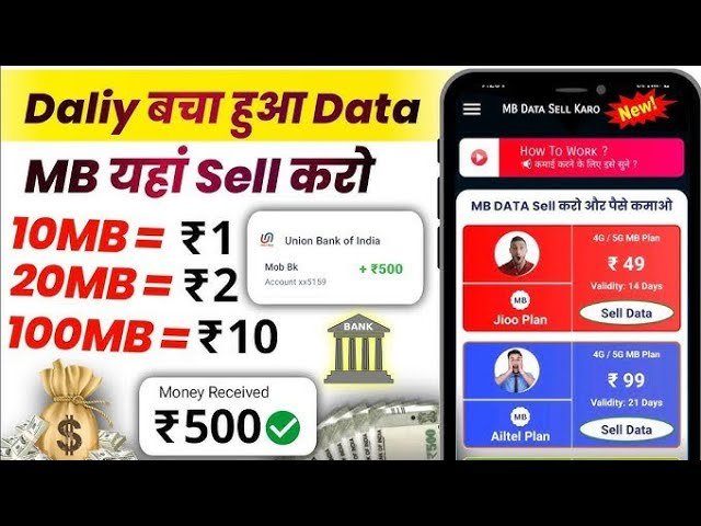Mobile Data Selling
